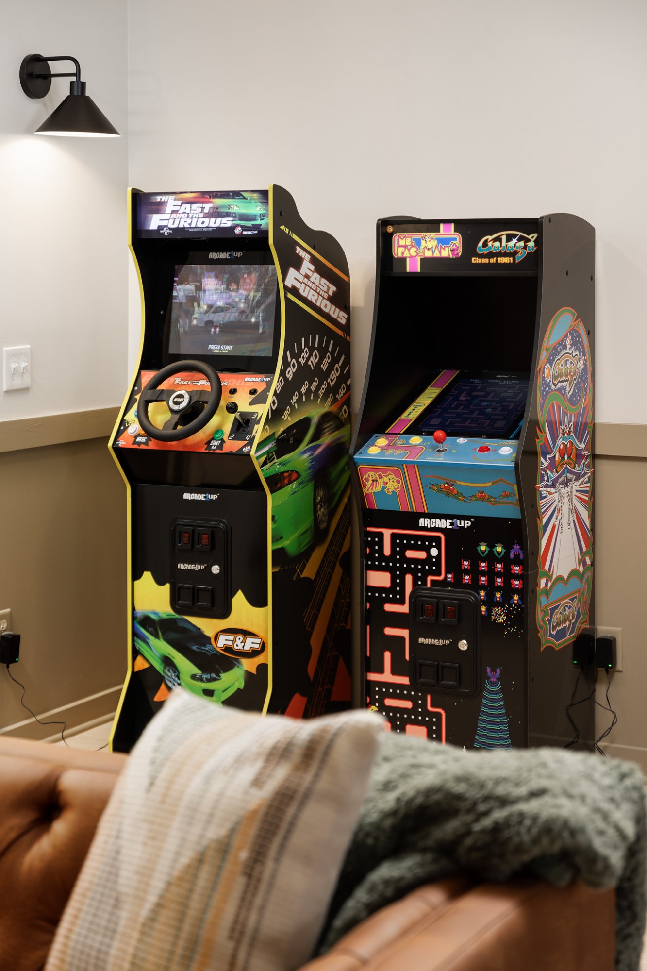 Retro arcade cabinets